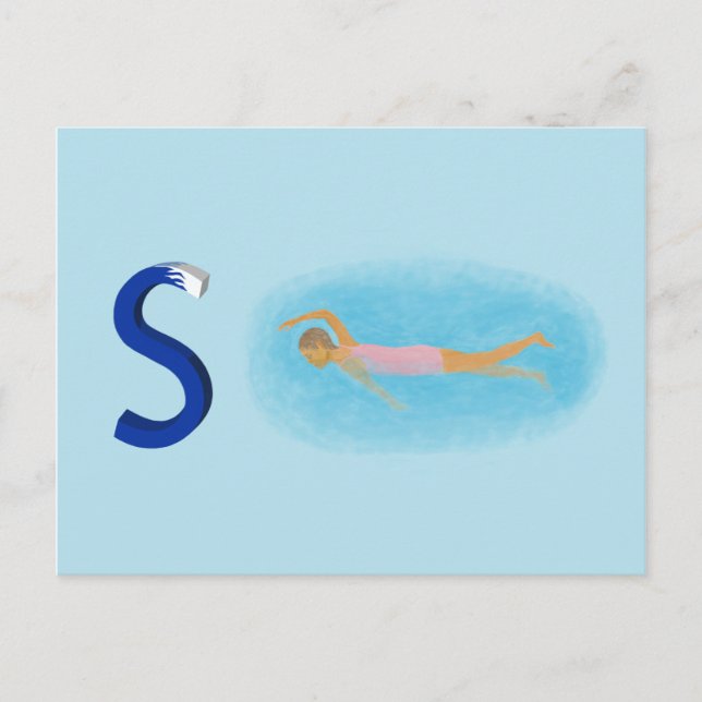 Carte de natation (Devant)