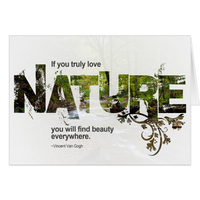Carte de nature (Devant horizontal)