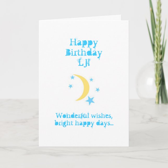 Carte de Nephew Birthday (Devant)