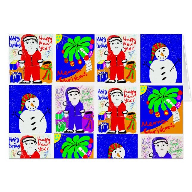 Carte de Noël (Devant horizontal)