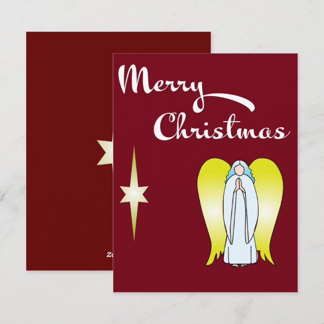 Carte de Noël (Devant / Derrière)