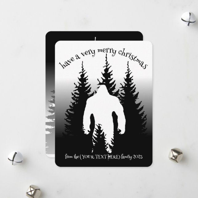 Carte de Noël (Devant/Arrière en situation)