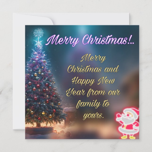 Carte de Noël (Devant)