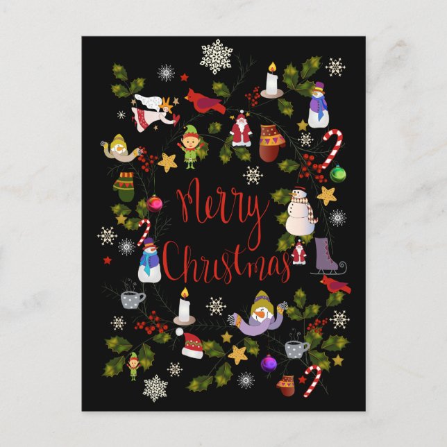 Carte de Noël (Devant)