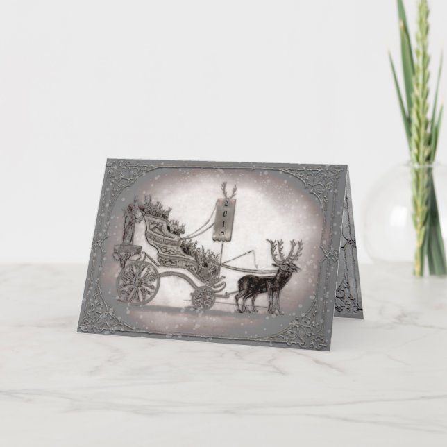 Carte de Noël 2012 personnalisable (Devant)