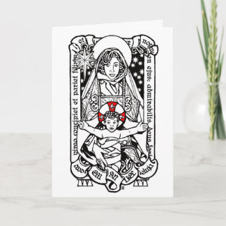 Carte de Noël 2014 : Une Vierge Conceve