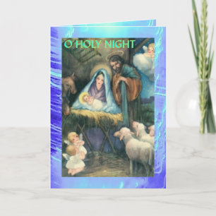 Carte de Noël - 8 sur 9 - Nativité victorienne