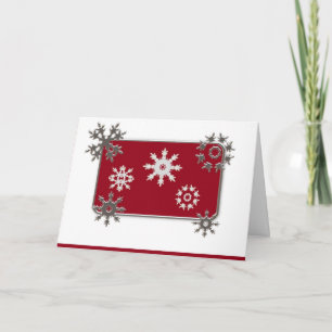 Carte de Noël à gros caractères