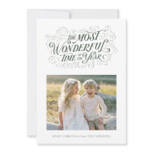 Carte de Noël à la main la plus merveilleuse