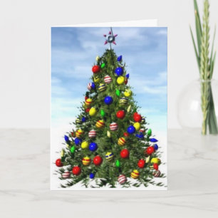 Carte de Noël à l'humeur moyenne—Drôle