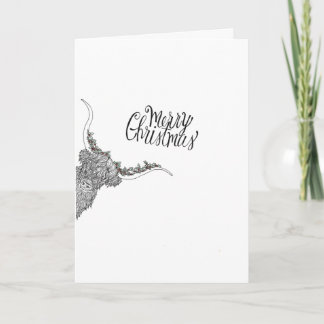 Carte de Noël à main