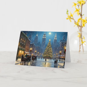 Carte de Noël à New York