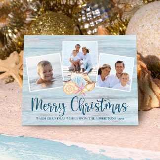 Carte de Noël à petit budget avec photo de Noël cô