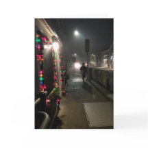 Carte de Noël à trous Woods