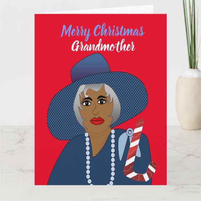 Carte de Noël Africaine-Américaine (Devant)
