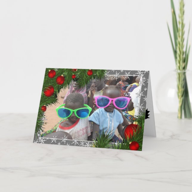 Carte de Noël africaine amusante (Devant)