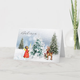 Carte de Noël afro-américaine