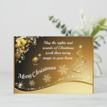 Carte de noël ajustable