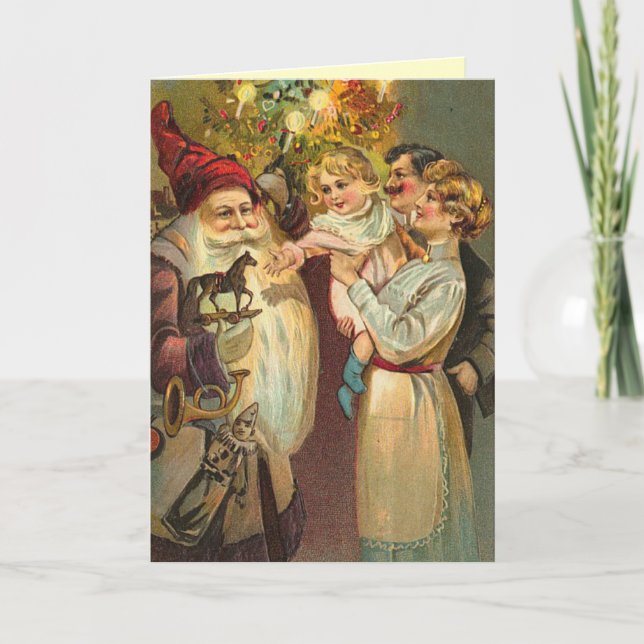 Carte de Noël allemande vintage (Devant)