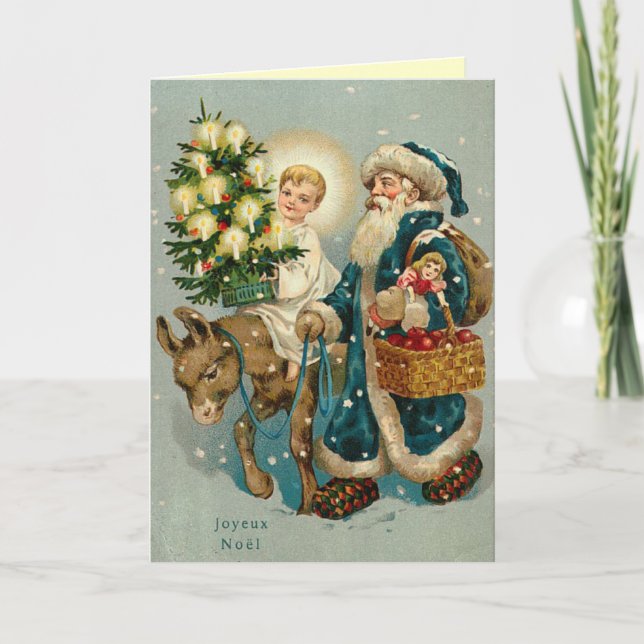 Carte de Noël allemande vintage (Devant)