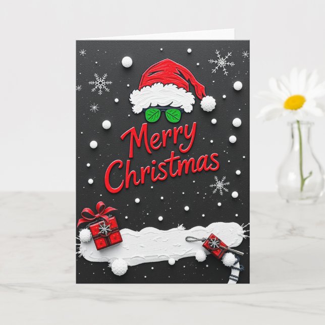 carte de Noël alternative (Petite plante)