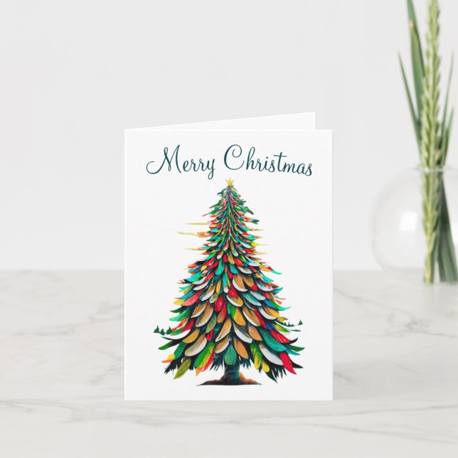 Carte de Noël amérindienne (Devant)