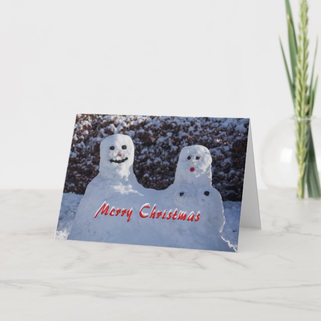 Carte de Noël amusante (Devant)