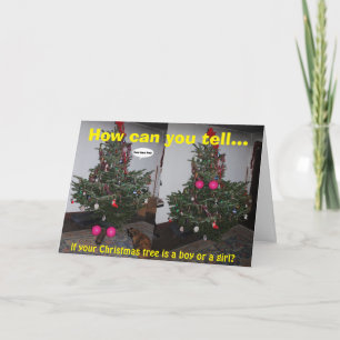Carte de Noël amusante