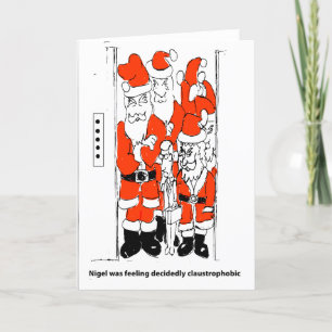 Carte de Noël amusante