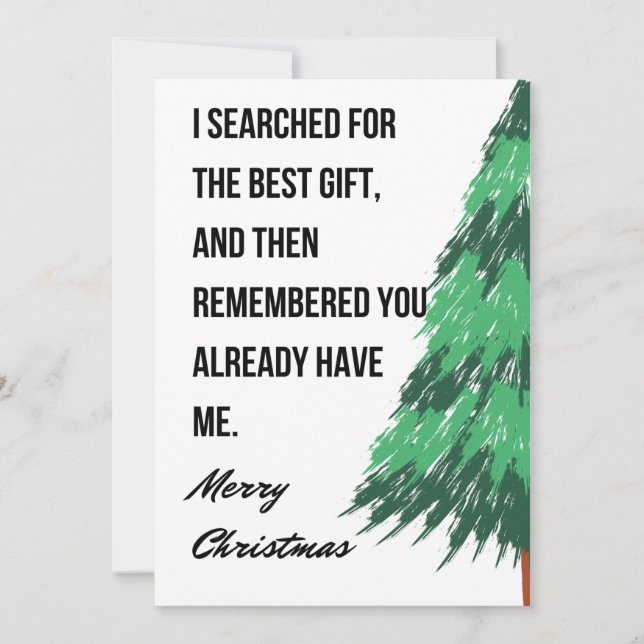 Carte de Noël amusante (Devant)