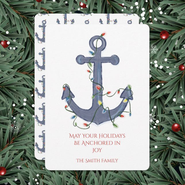 Carte de Noël Anchor (Créateur téléchargé)