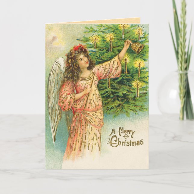 Carte de Noël Angel (Devant)