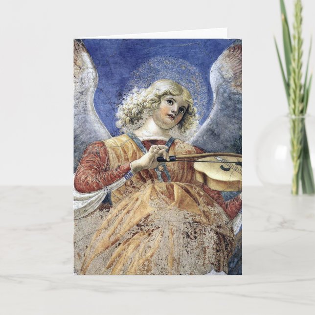 Carte de Noël Angel Art Renaissance (Devant)