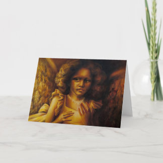 Carte de Noël Angel d'or