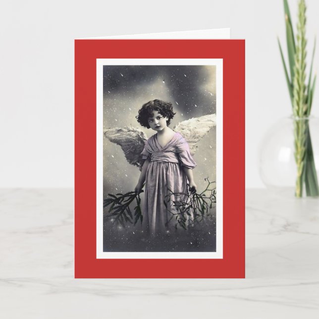 CARTE DE NOËL ANGELIQUE (Devant)