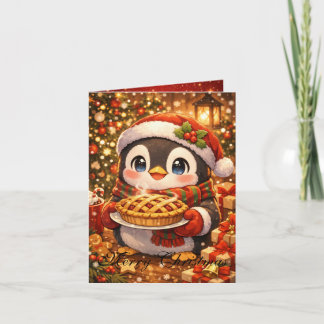 Carte de Noël Anime Mignonne