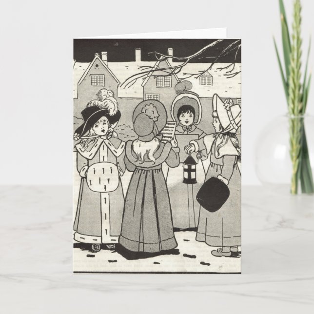 carte de noël antique (Devant)