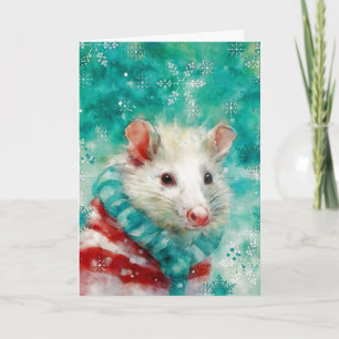 Carte de Noël AP445B1 pour support mixte Opossum