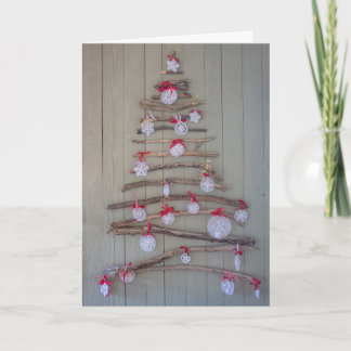 Carte de Noël, arbre