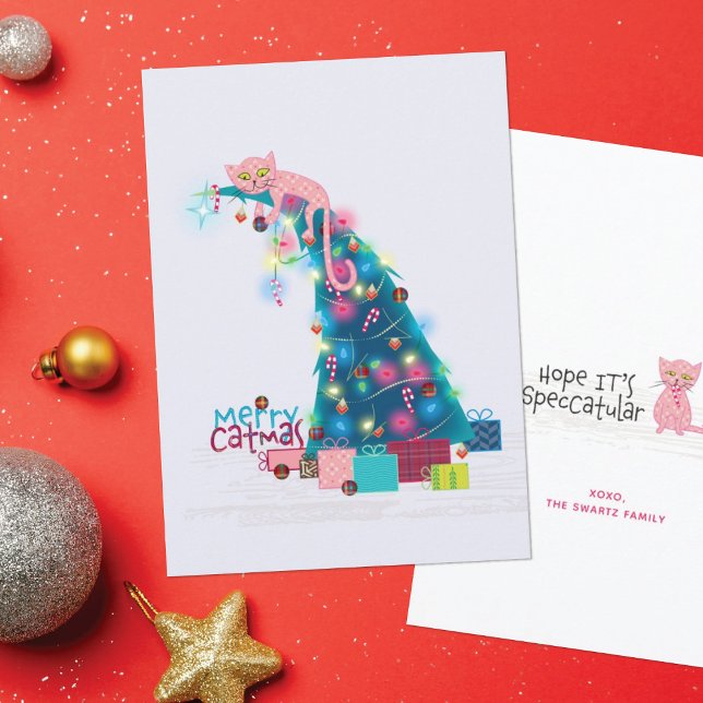 Carte de Noël Arbre de Catmas (Créateur téléchargé)