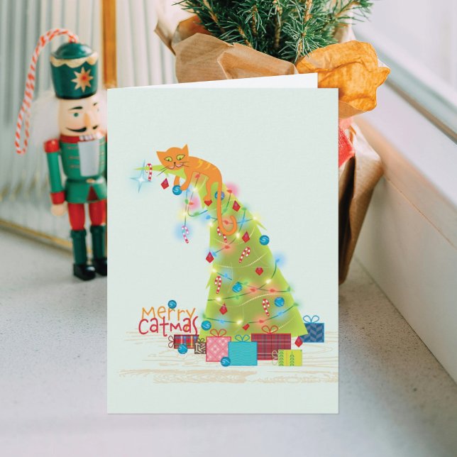 Carte de Noël Arbre de Catmas (Créateur téléchargé)