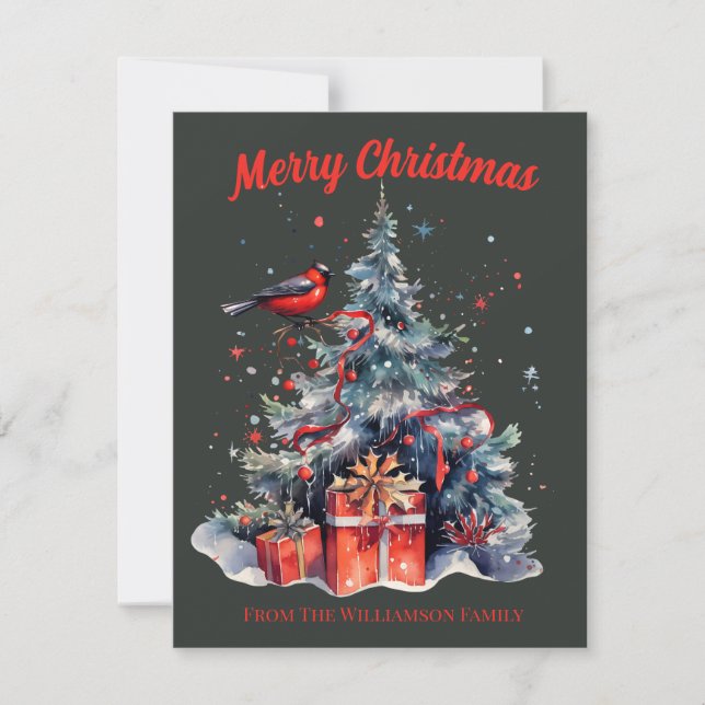 Carte de Noël Arbre de Noël (Devant)