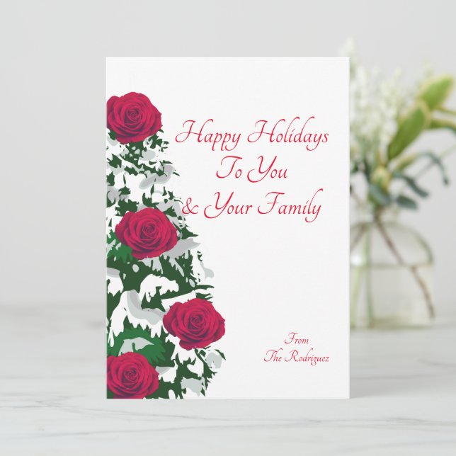 CARTE DE NOËL ARBRE DE NOËL (Debout devant)