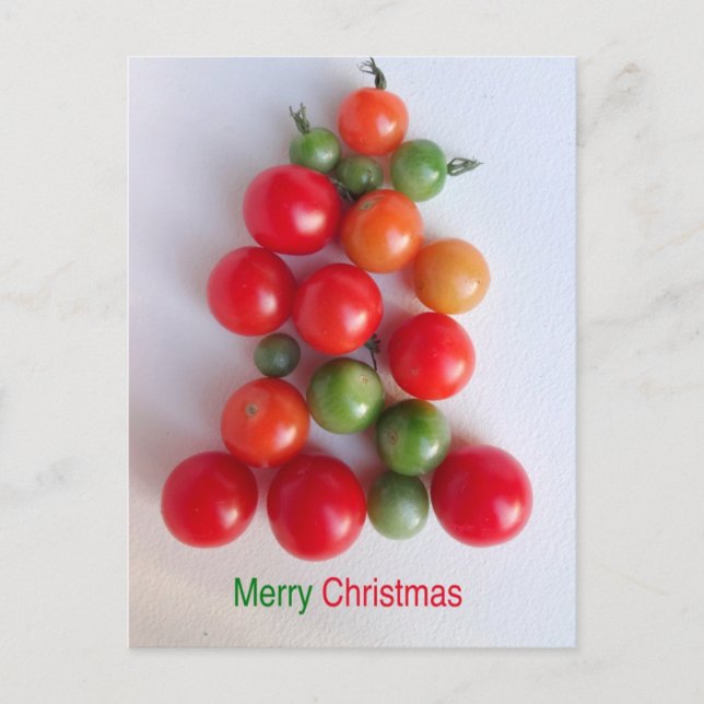 Carte de Noël arbre de tomate 2016 (Devant)