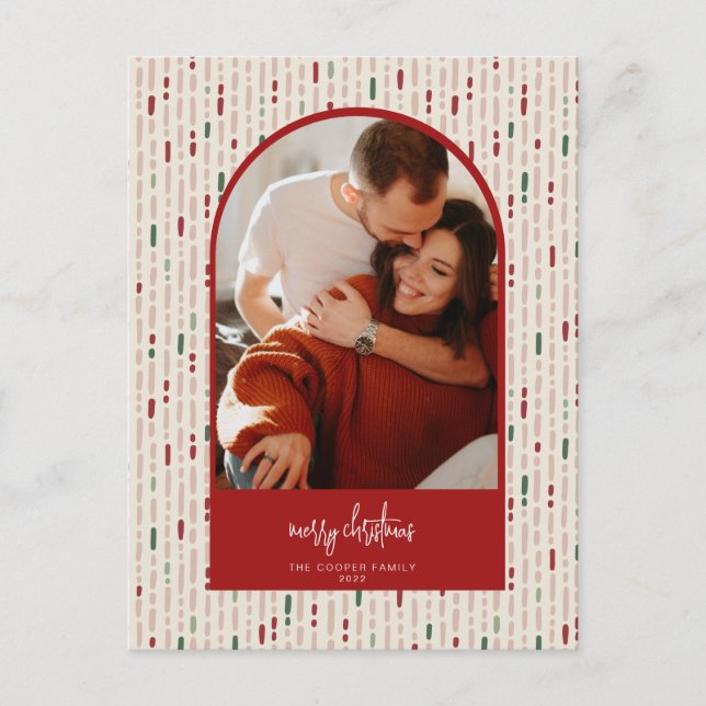 Carte de Noël Arc Moderne (Devant)