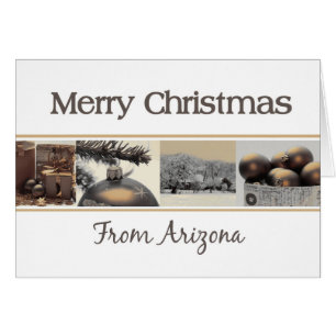 Carte de Noël Arizona, préciser