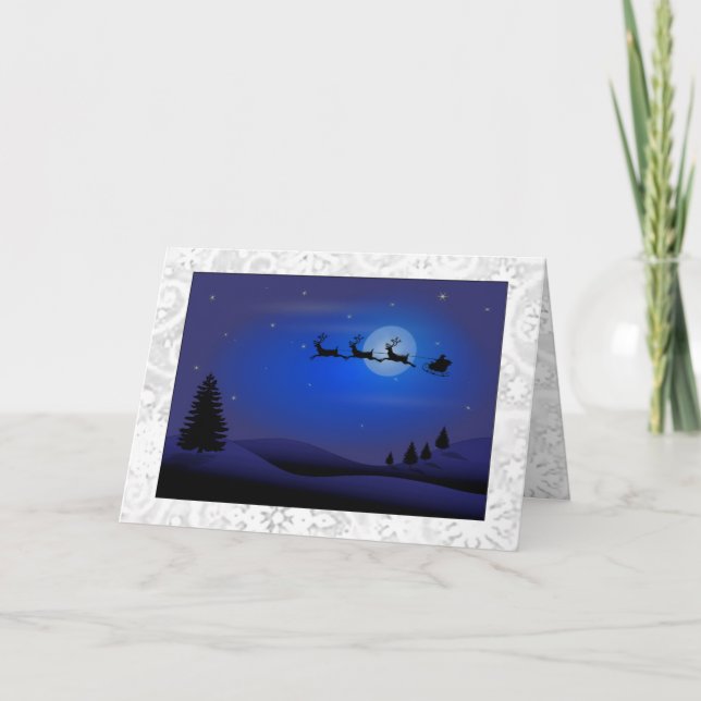 Carte de Noël Art déco (Devant)