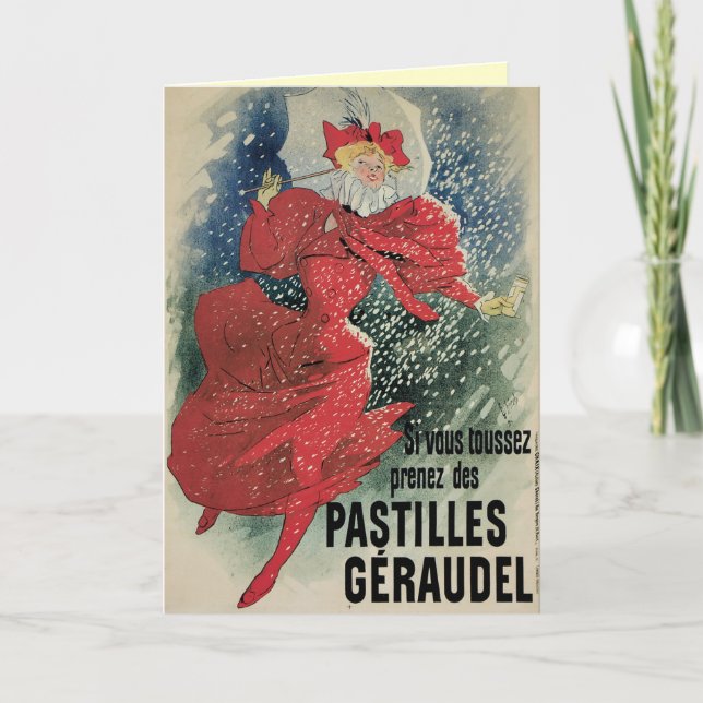 Carte de Noël Art Nouveau (Devant)