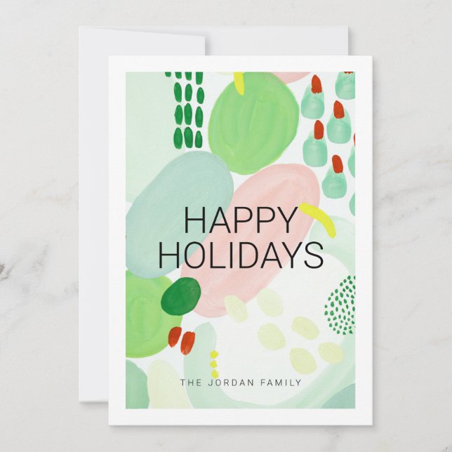 Carte de Noël Artsy (Devant)