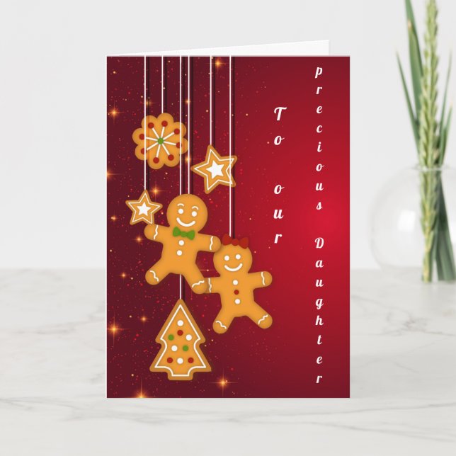 Carte de Noël au biscuit (Devant)